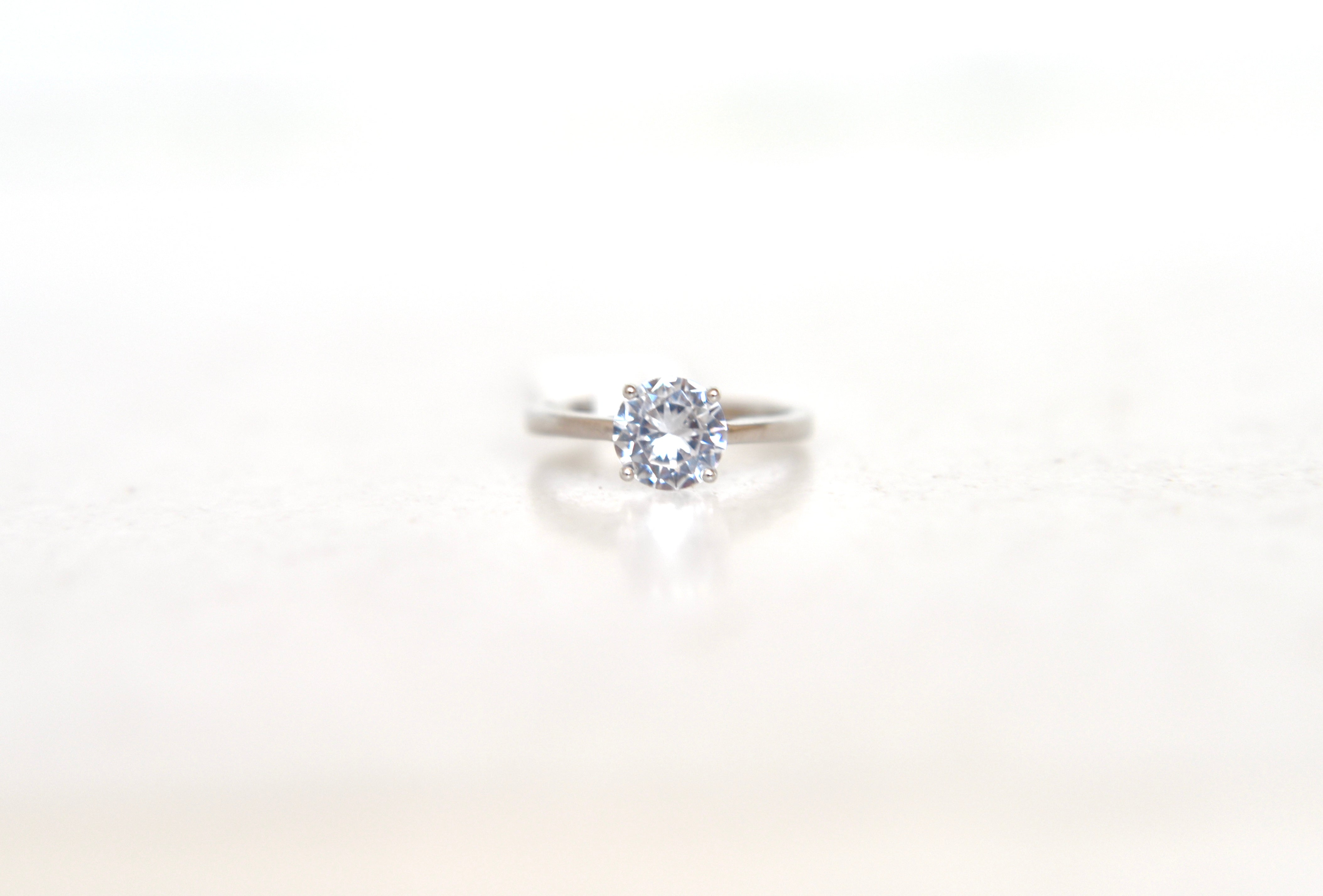 Round Cut Solitaire Ring