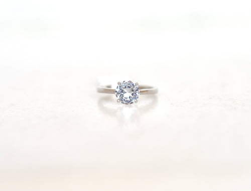 Round Cut Solitaire Ring