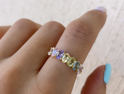 Pastel Oval Ring