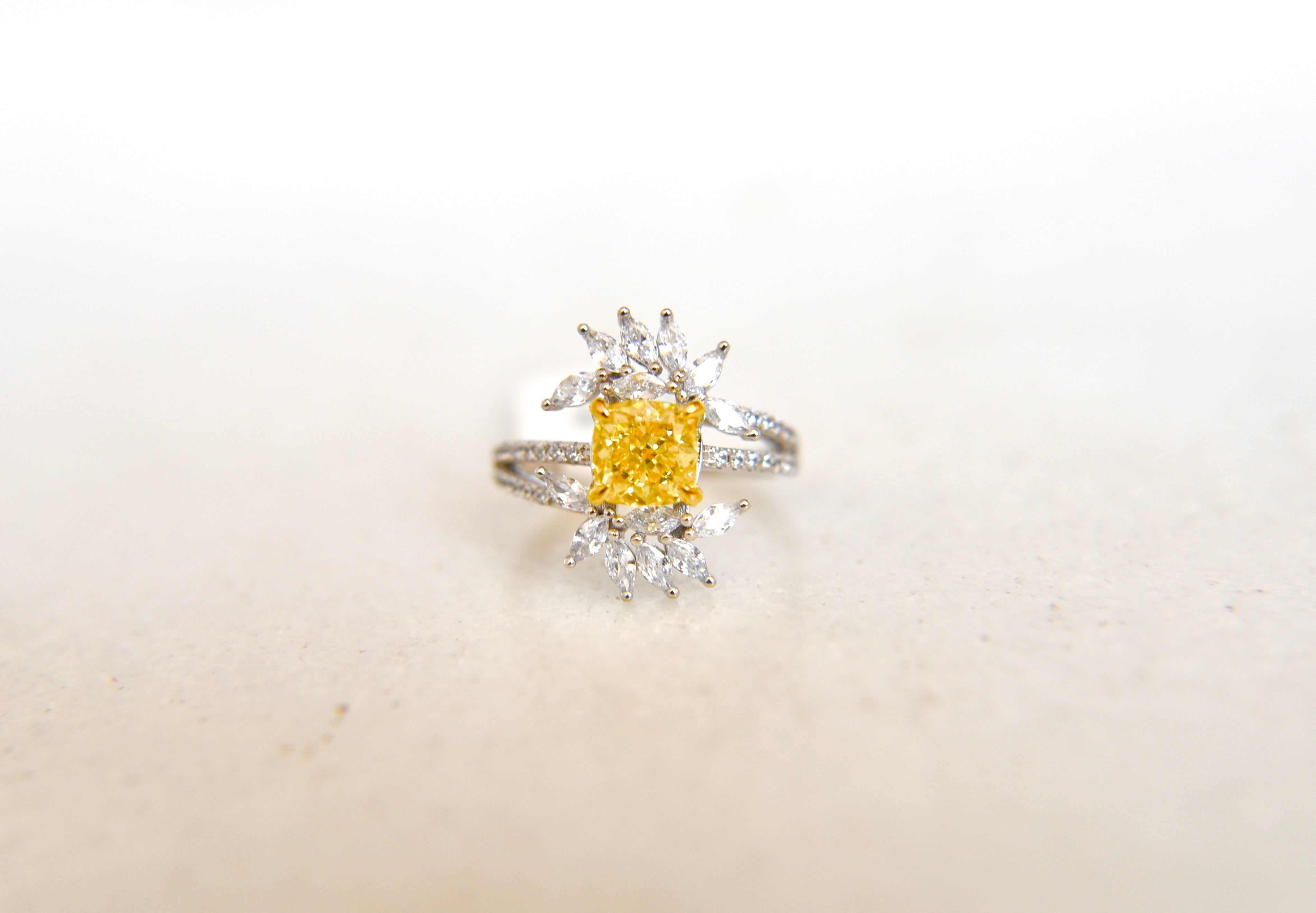 Yellow Flower Elegancy Ring