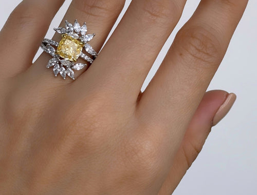 Yellow Flower Elegancy Ring