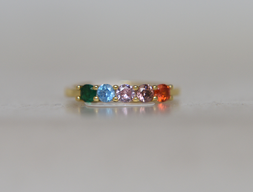 Rainbow Ring Gold